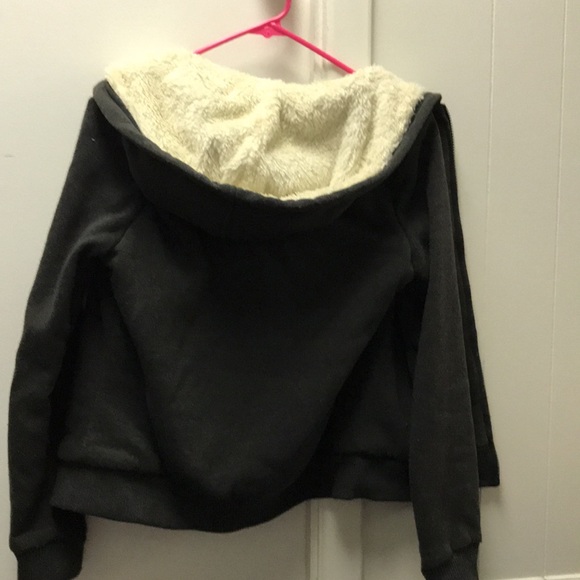 Grey Zip Up Hoodie - Picture 3 of 4